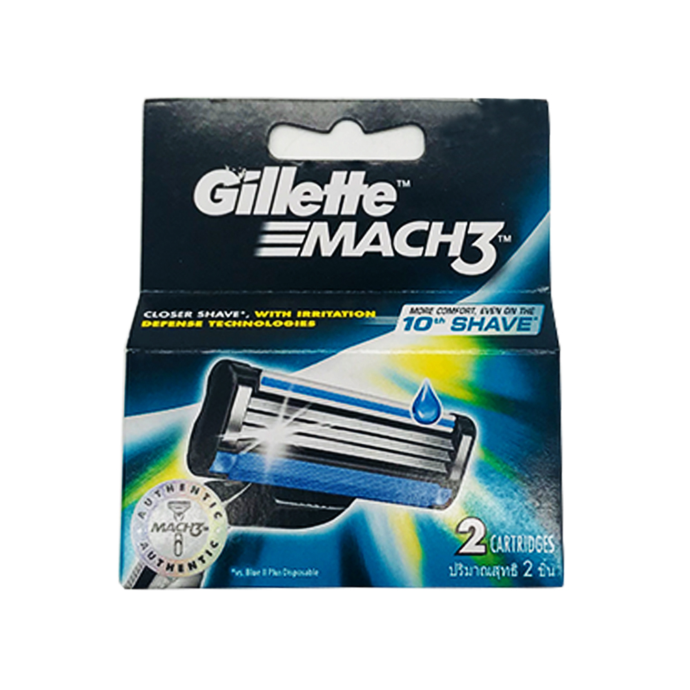 Gillette Mach 3 Refill 2 Cartridges