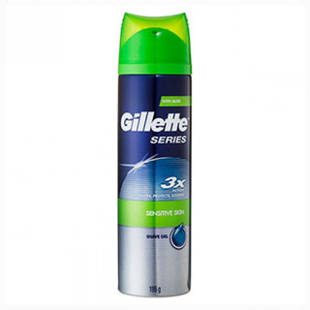 Gillette Series Sensitive Shave Gel  195g