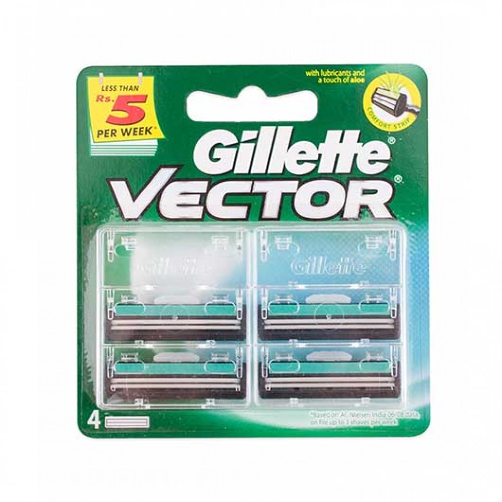 Gillette Vector Plus 4's Blade