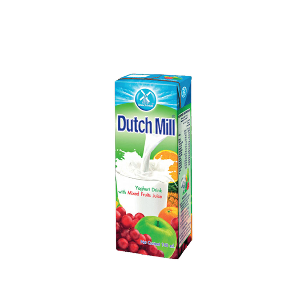 Dutch Mill Yoghurt Mixed Fruits 180ml