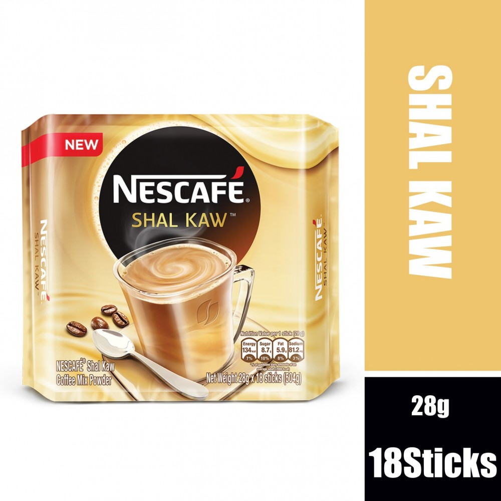 Nescafe Instant Coffeemix Shal Kaw 18's 504g