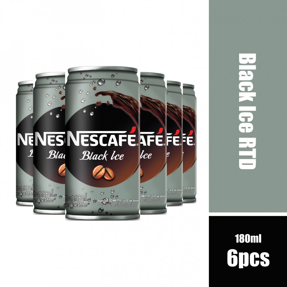  Nescafe Black Ice Coffee 180ml (Can) 
