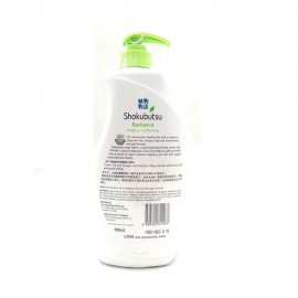 Shokubutsu Body Foam Radiance Vitalizing & Whitening Green Tea & Ginkgo Leaf 900ml
