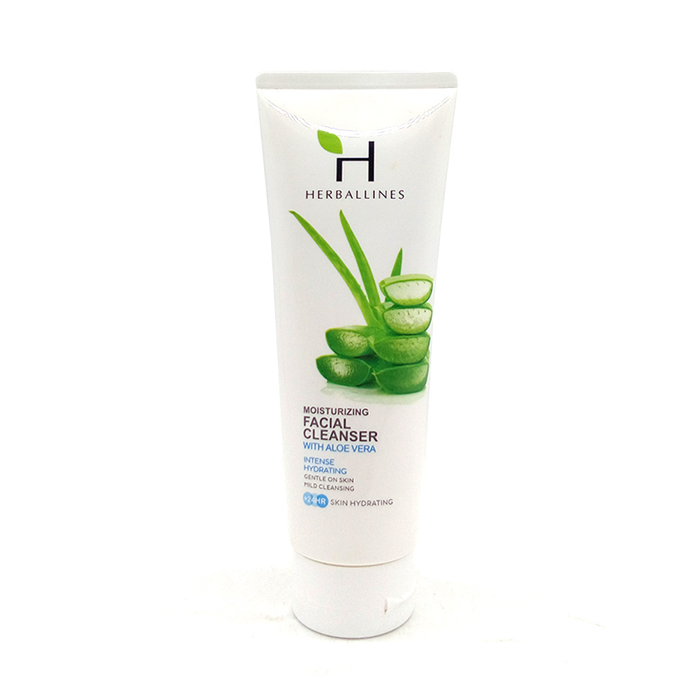 Herballines Moisturizing Facial Cleanser With Aloe Vera 180g