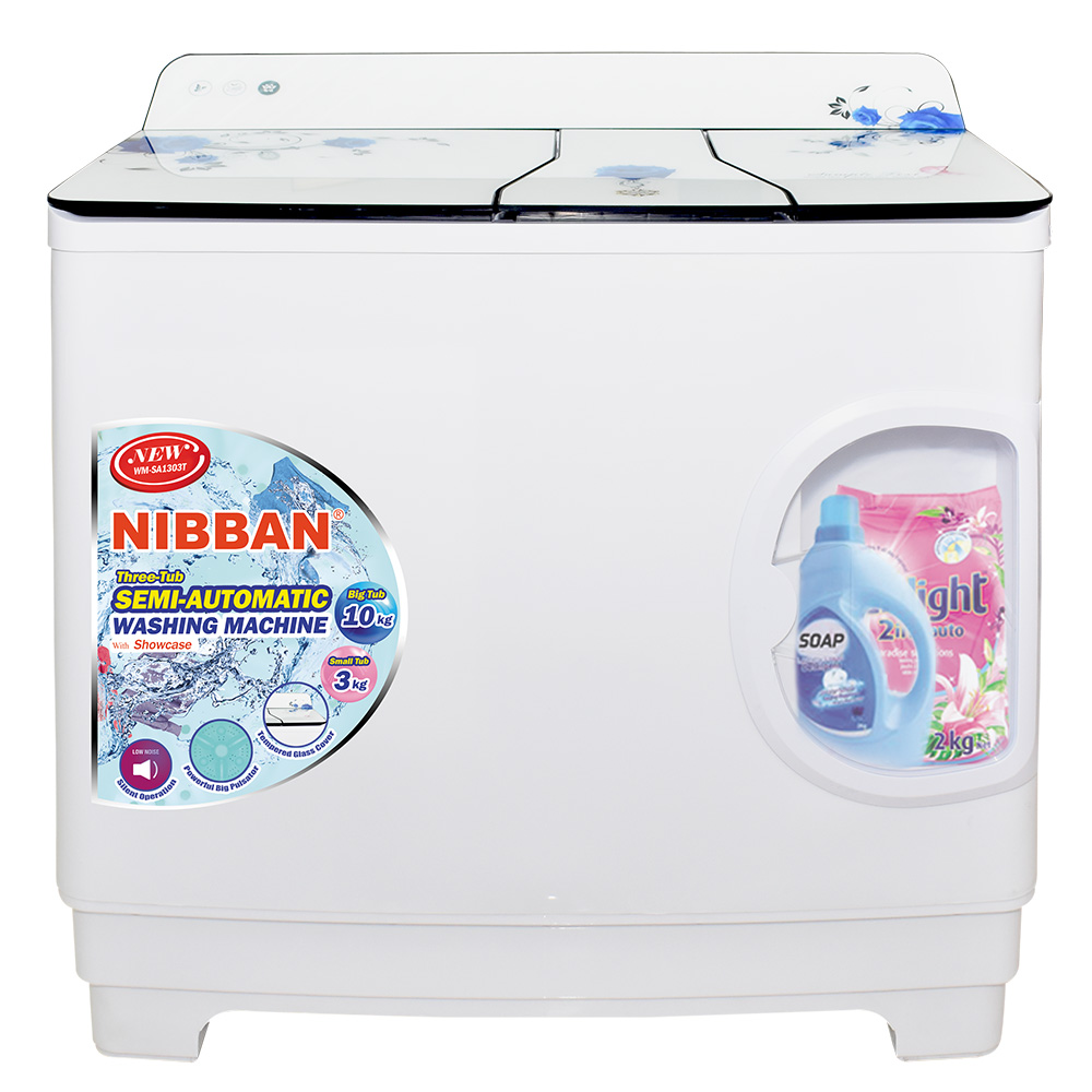 Nibban Washing Machine Semi-Auto 13kg (3 Tube) WM-SA1303T