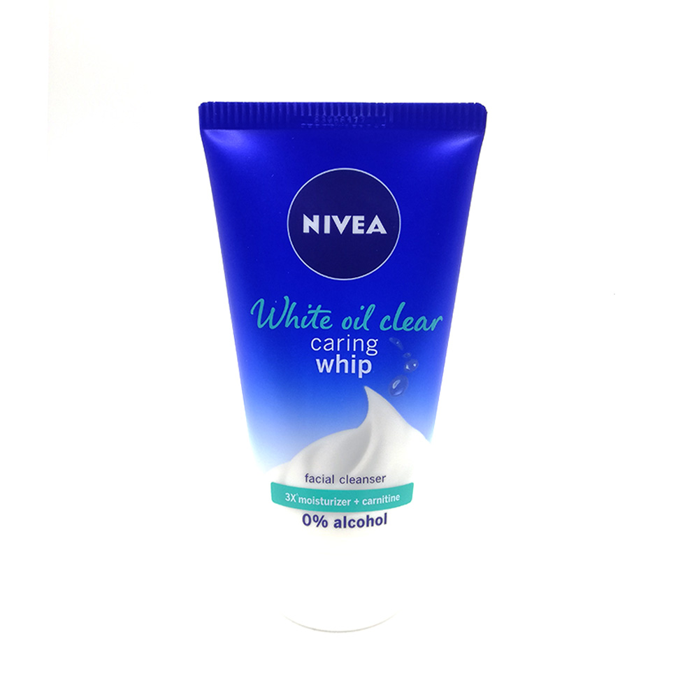 Nivea Facial Cleanser White Oil Clear Caring Whip 100g