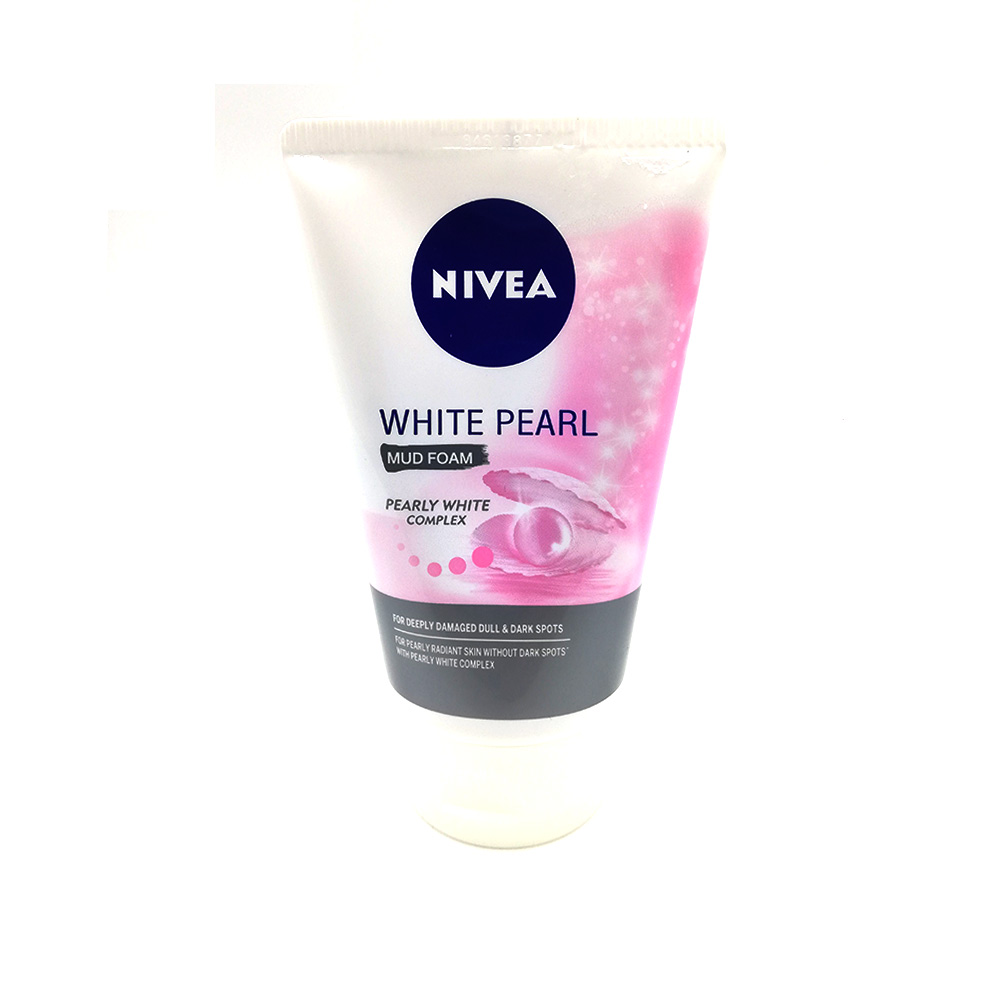 Nivea Facial Cleanser White Pearl Mud Foam 100g