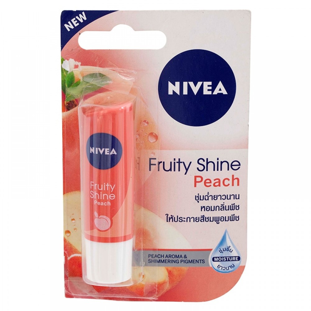 Nivea Lip Care Fruity Shine Peach 4.8g