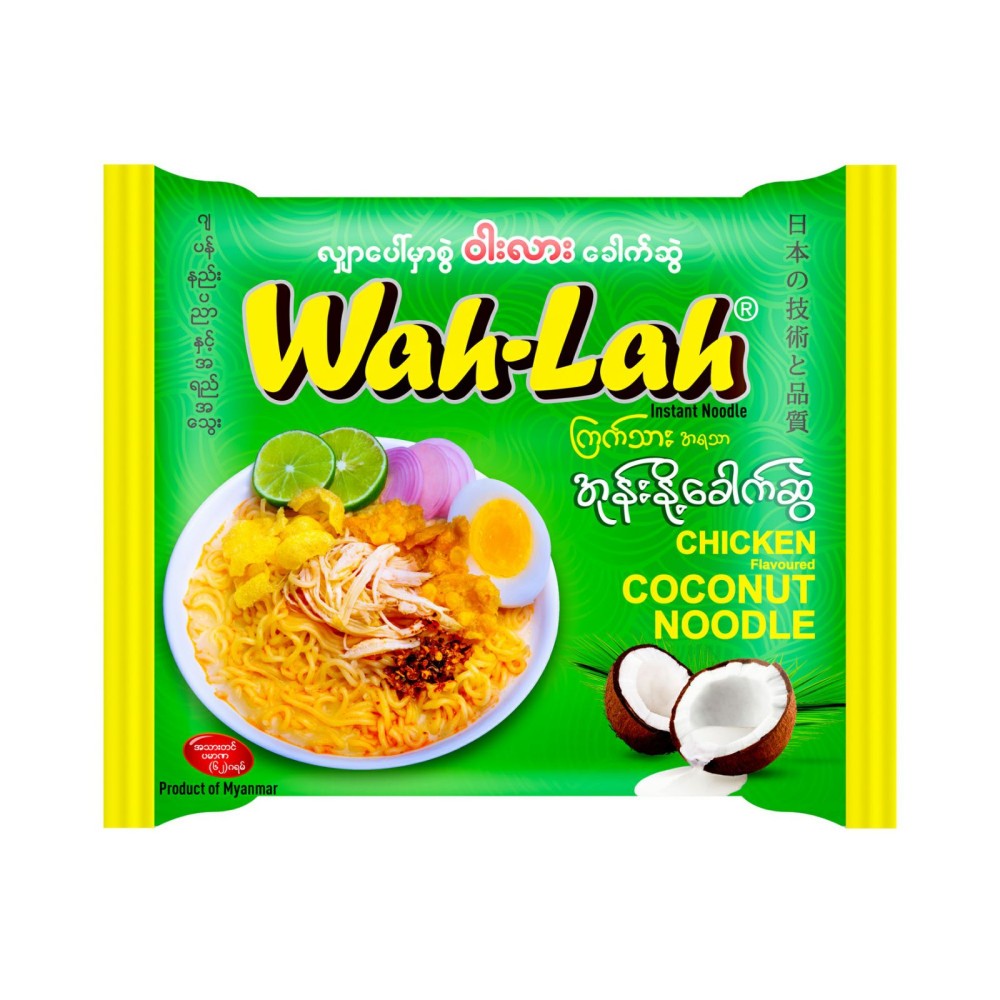 Wah-Lah Chicken Flavoured Coconut Noodle 66g