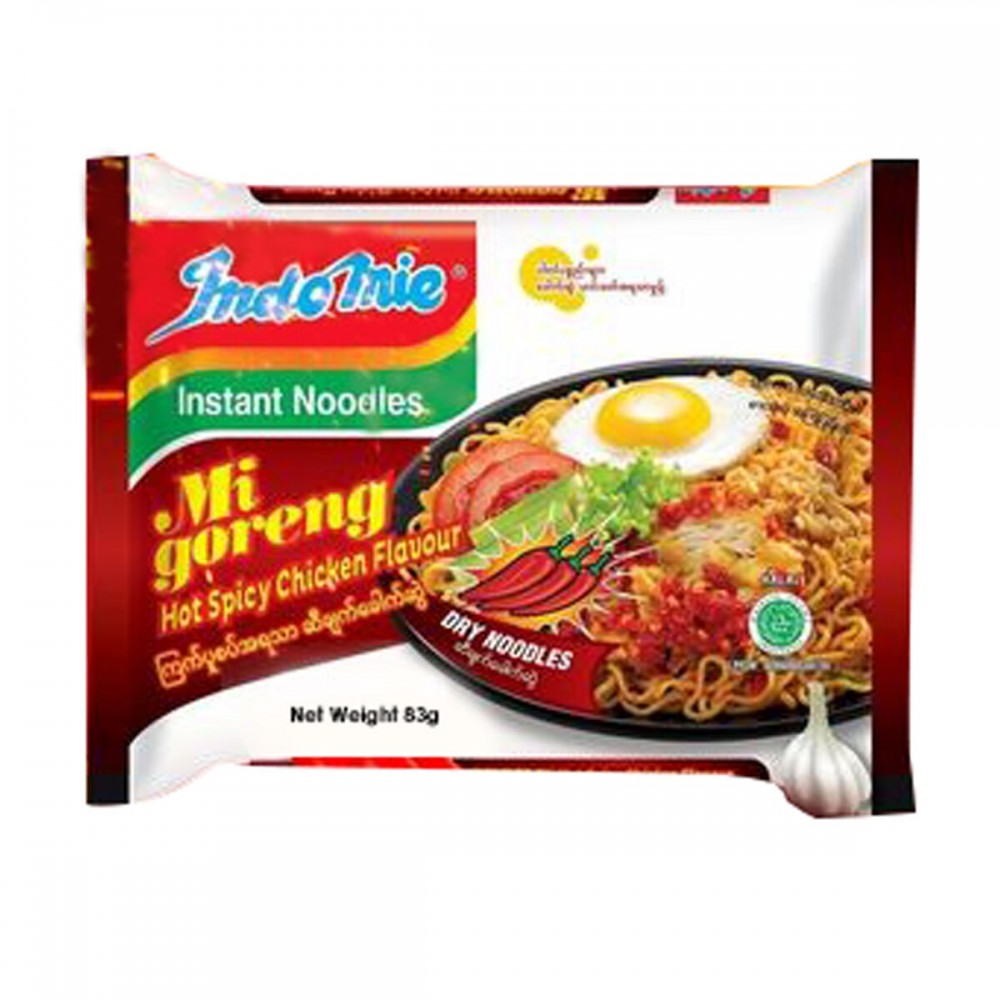 Indomie Instant Noodle Mi Goreng Hot & Spicy Chicken 83g
