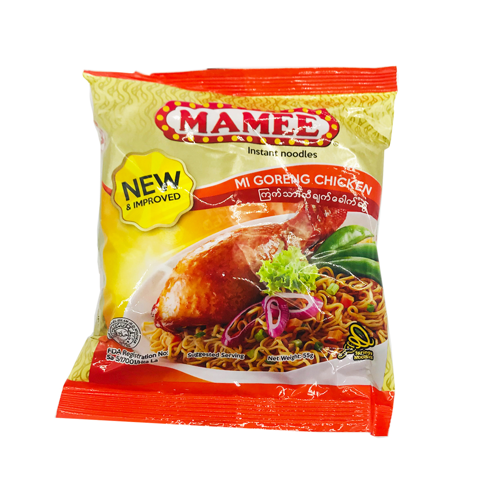 Mamee Instant Noodle Migoreng Chicken Flavour 55g