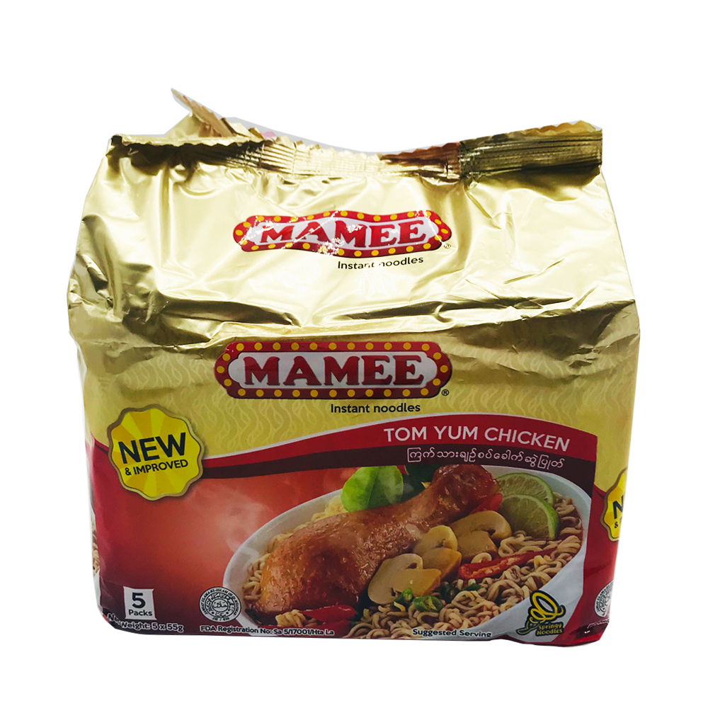 Mamee Instant Noodle Tom Yum Chicken Flavour 5's 275g 