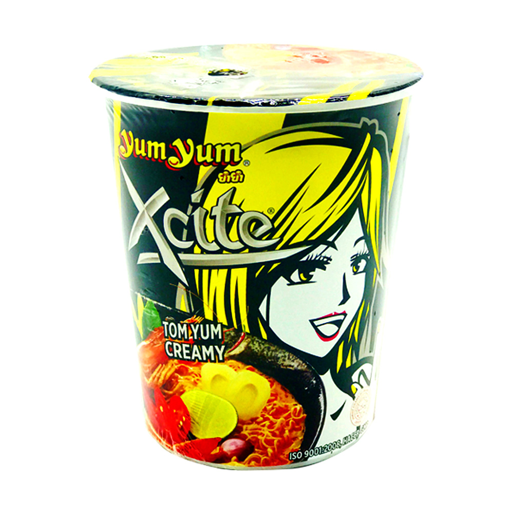 Yum Yum Xcite Tom Yum Creamy Noodle  Cup 70g