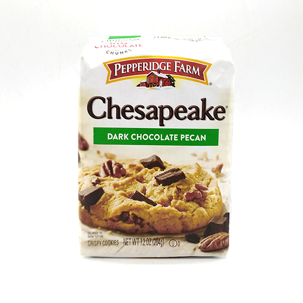 Pepperidge Farm Chesapeake Dark Chocolate Pecan Crispy Cookies 204g