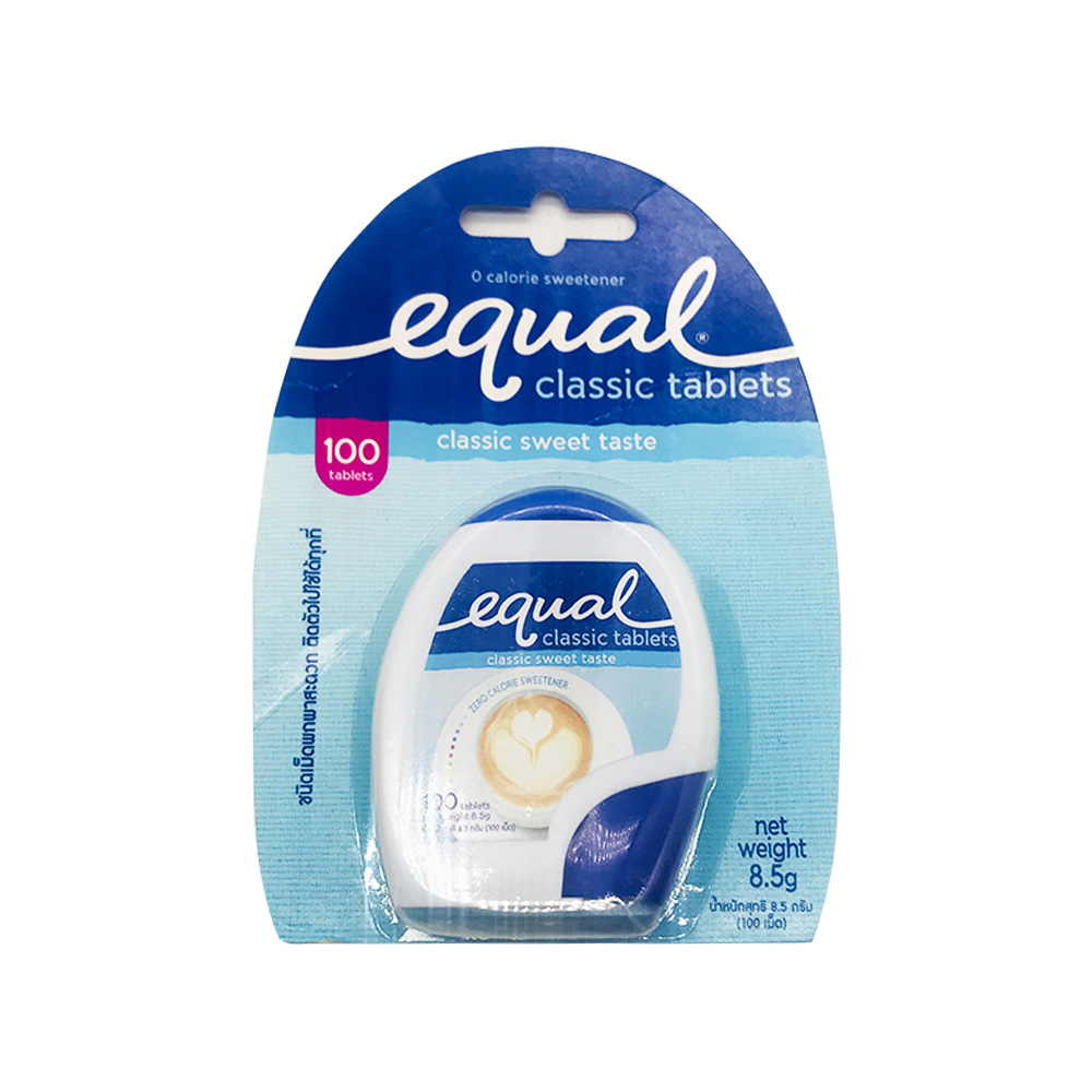 Equal Zero Calorie Sweetener Classic Tablets 100's 8.5g