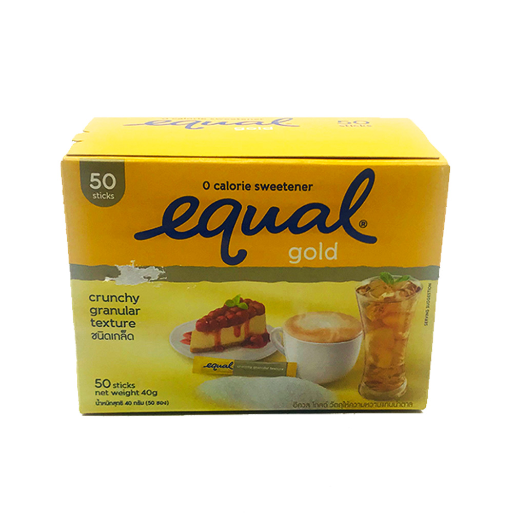 Equal Zero Calorie Sweetener Gold 50's 40g