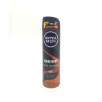 Nivea Men Deep Black Charcoal Body Spray Espresso 150ml