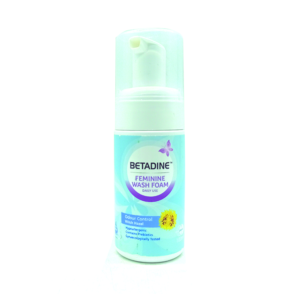 Betadine Feminie Wash Foam Odour Control Witch Hazel 100ml