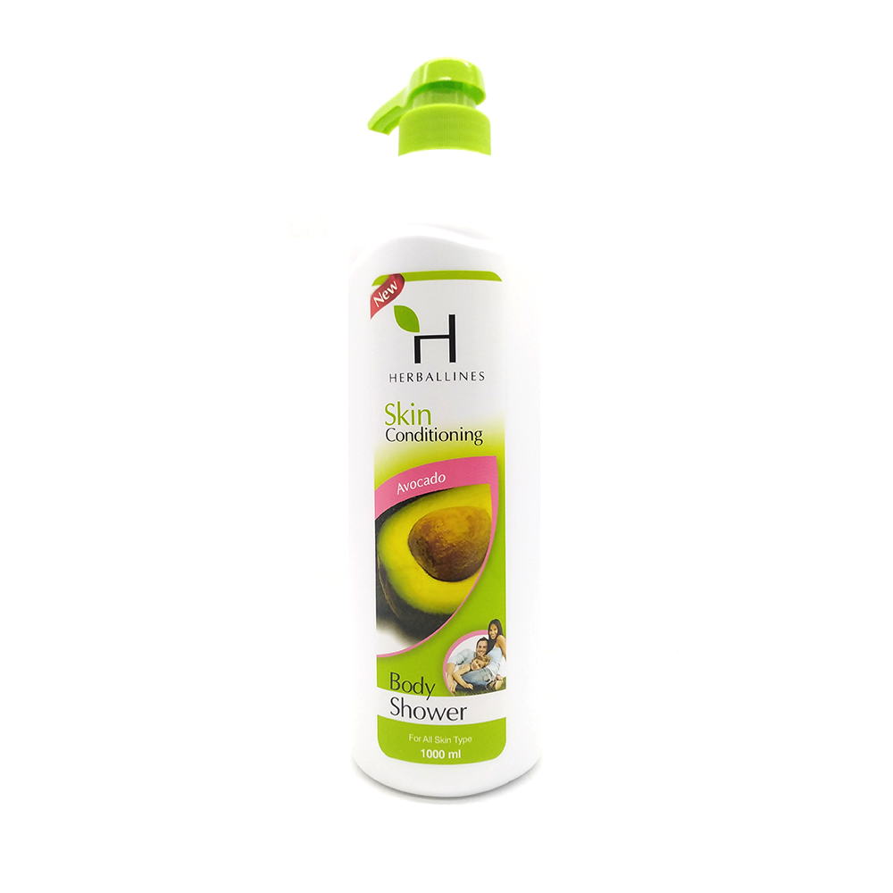 Herballines Skin Conditioning Body Shower Avocado 1000ml