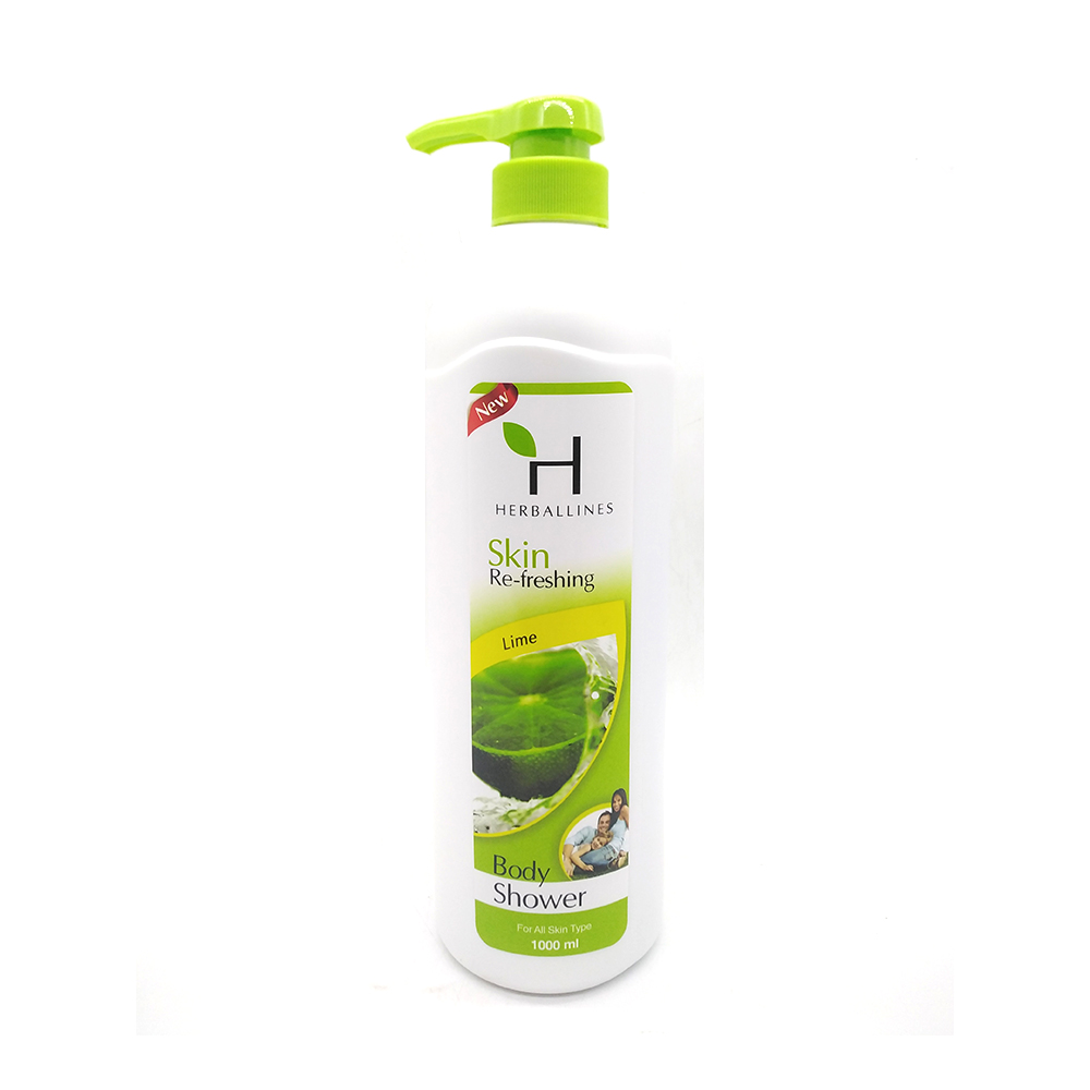 Herballines Skin Re-Freshing Body Shower Lime 1000ml