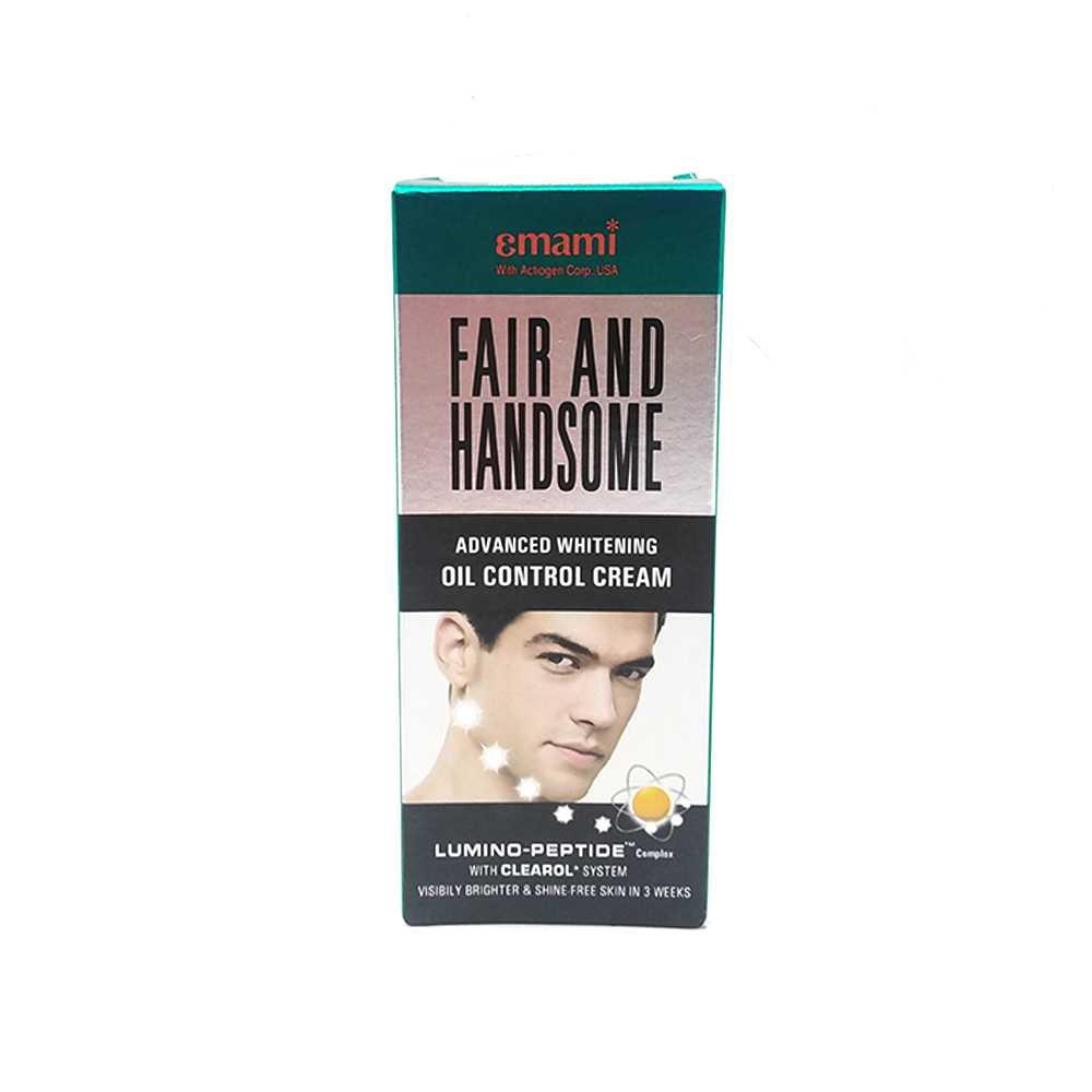 Emami Fair And Handsome Advanced Whitening Oil Control Cream 50g
