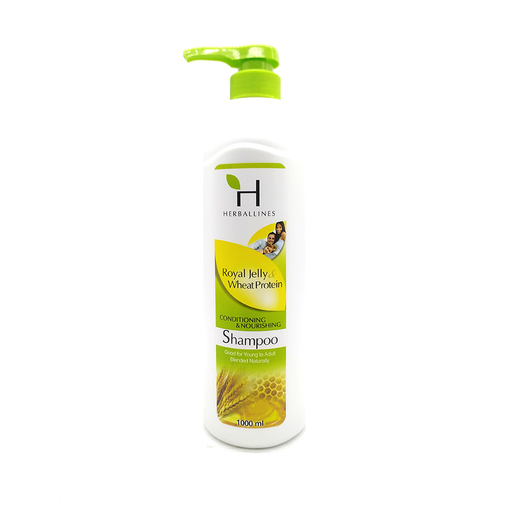 Herballines Conditioning & Nourishing Shampoo Royal Jelly & Wheat Protein 100ml