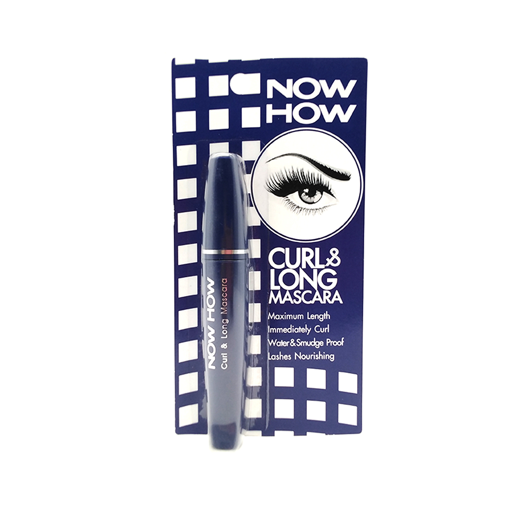 Now How Curl & Long Mascara Water & Smudge Proof 6ml PBCELNN-K0