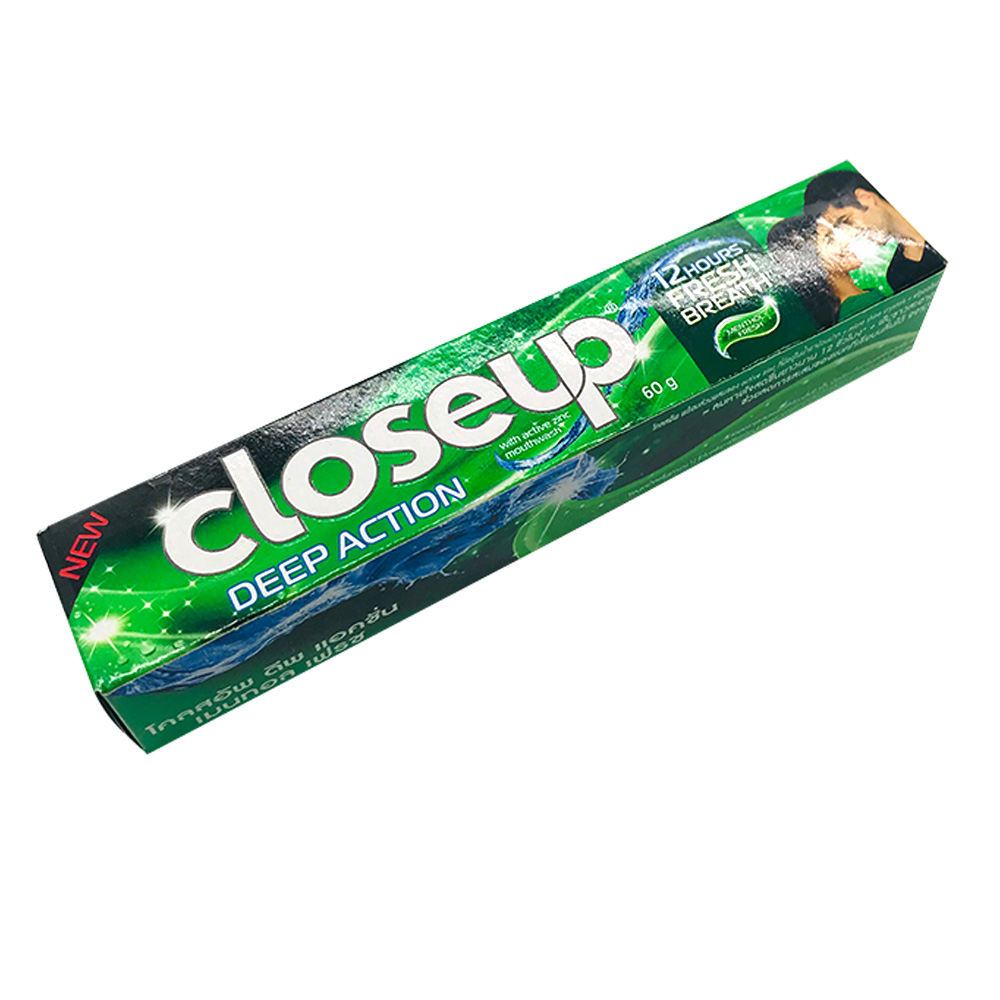 Close Up Toothpaste Menthol Deep Action 60g