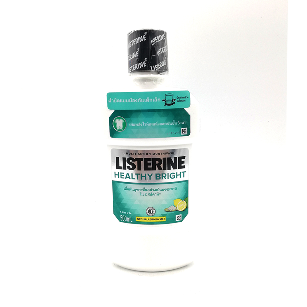Listerine Mouthwash Healthy Bright 500ml