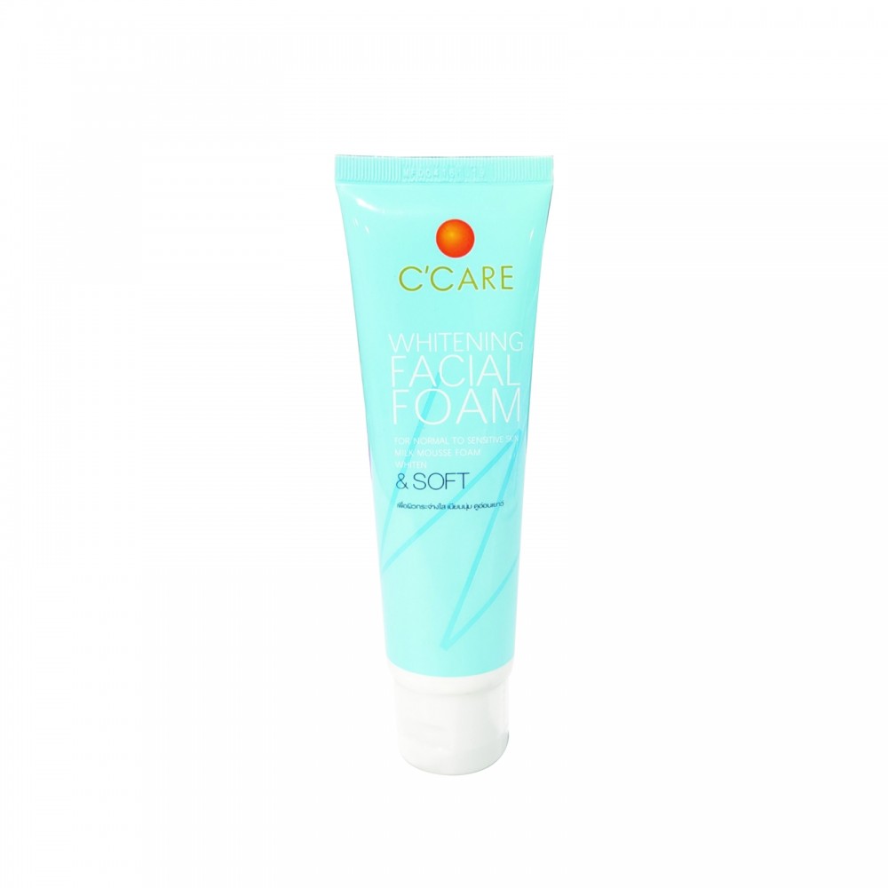 C'Care Whitening Facial Foam White & Soft 100g