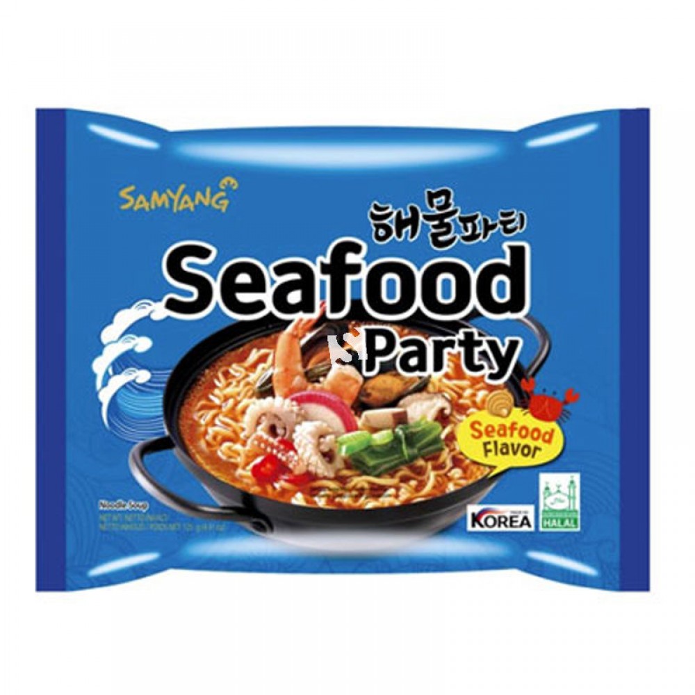 Samyang Seafood Flavor Noodle 125g