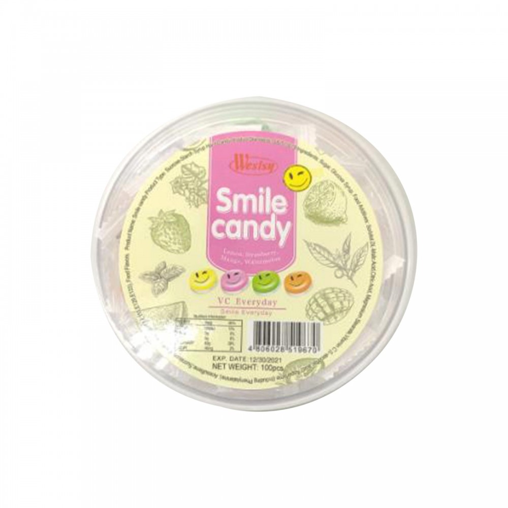 Smile Candy Lemon,Strawberry,Mango,Watermelon 100pcs