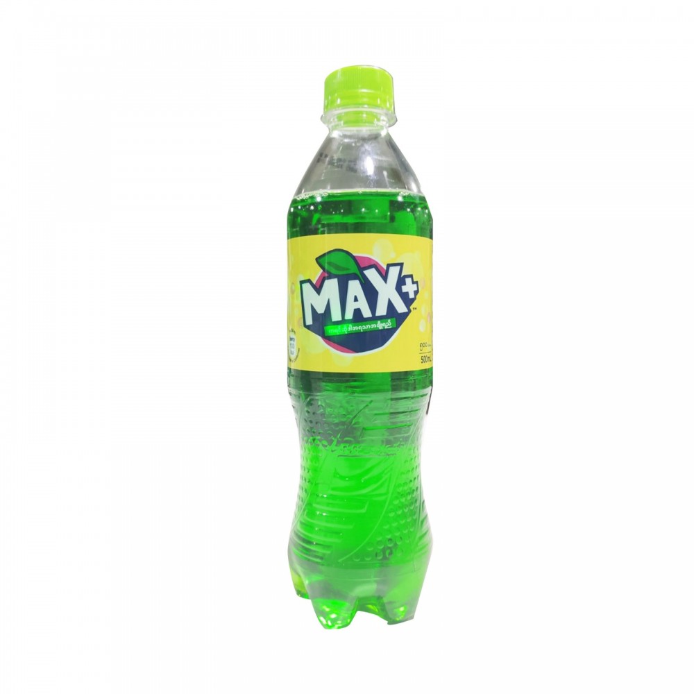 Max+ Carbonated Soft Drink Lime Flavoured 500ml