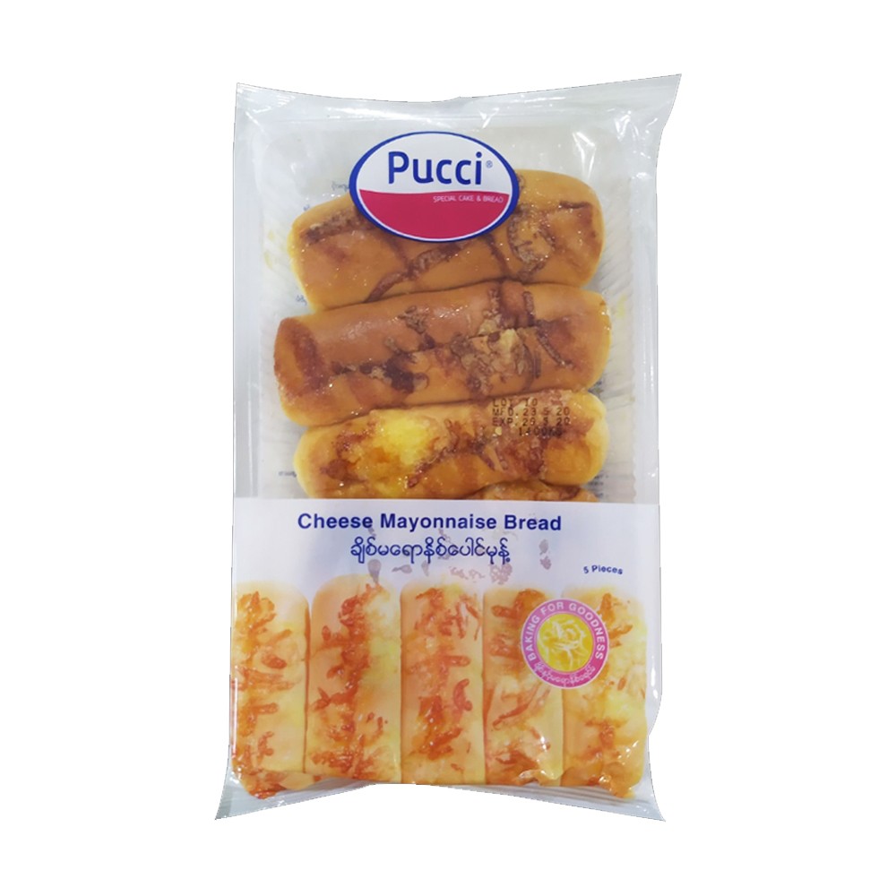 Pucci Cheese Mayonnaise Bread 5pcs