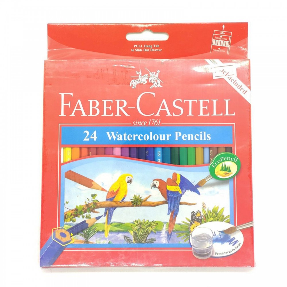 Faber-Castell Watercolour Pencils 24pcs