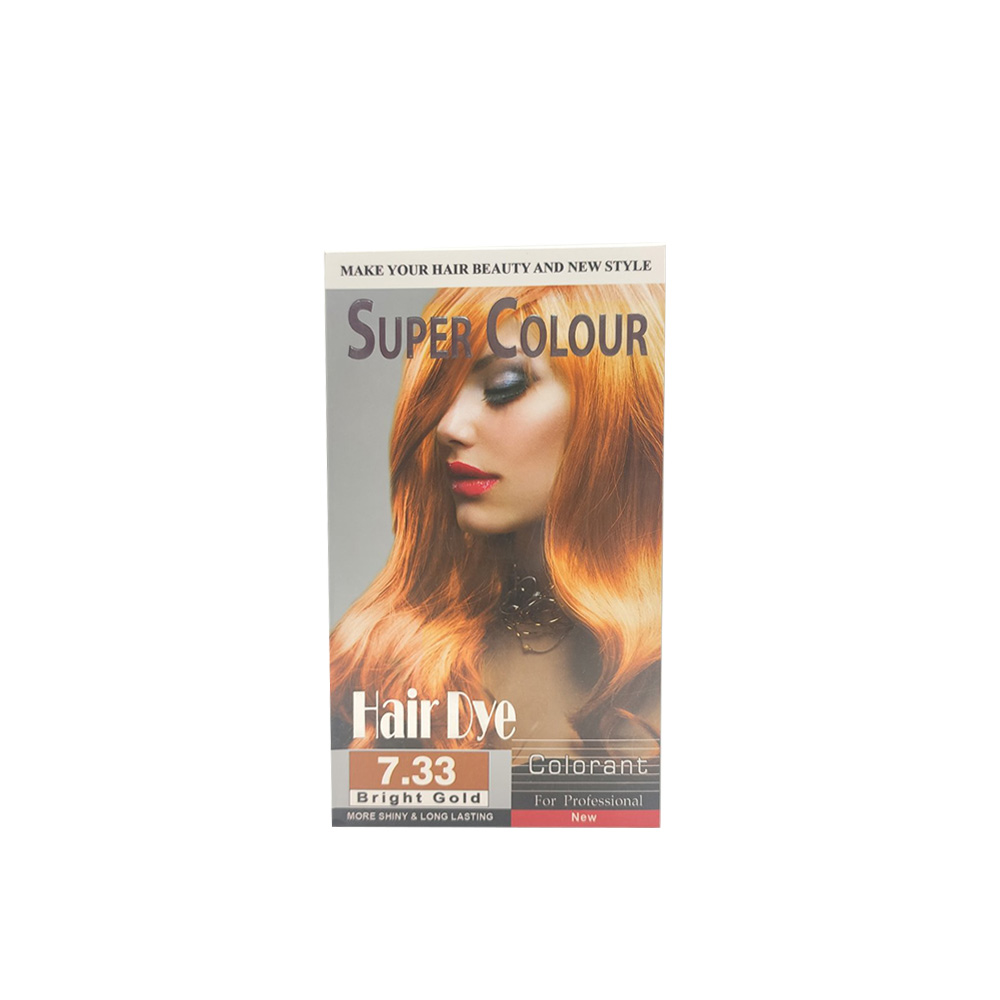 Super Colour Hair Dye Colorant Bright Gold 7.33 80ml