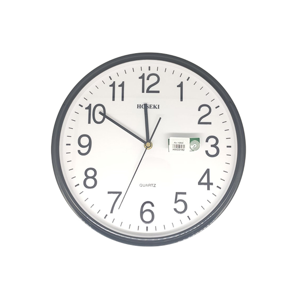 Hoseki Quartz Clock Black