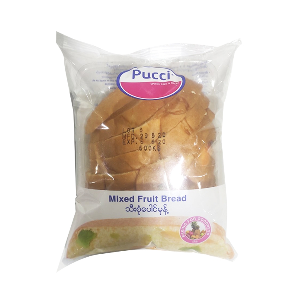 Pucci Mixed Fruit Bread 120g