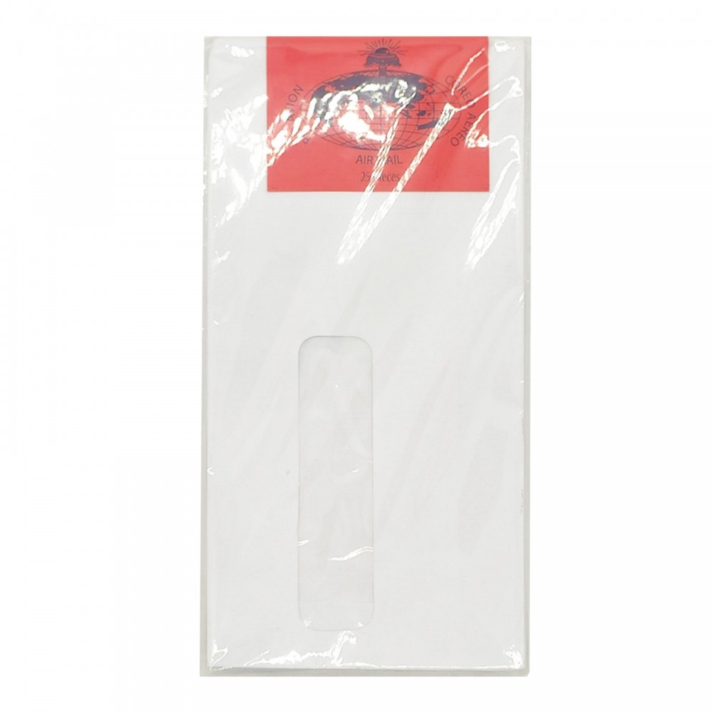 Air Mall White Window Envelopes Big 25pcs