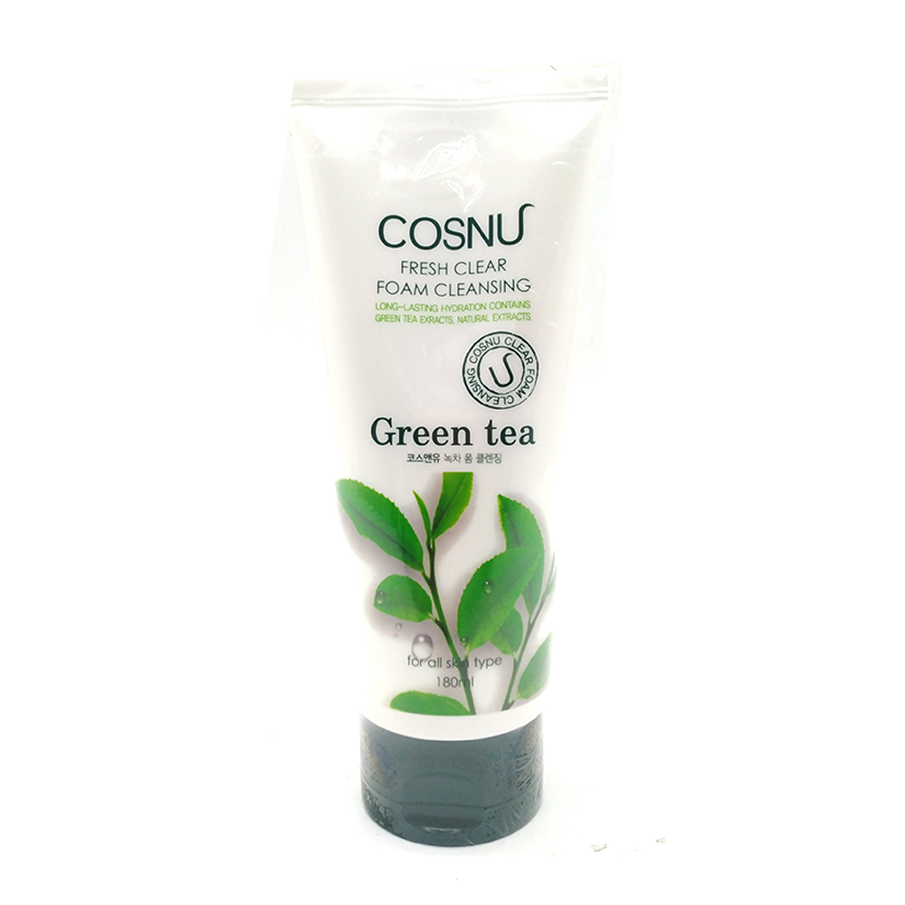 Cosnu Fresh Clear Foam Cleansing Green Tea 180ml