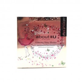 About-U Glittering Shiny Blusher 1-Sweet Pink