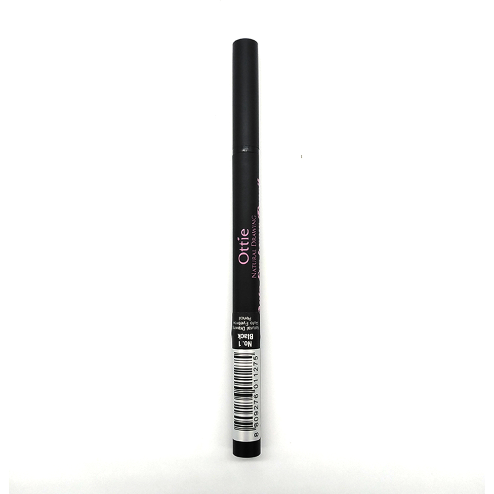 Ottie Natural Drawing Auto Eye Brow Pencil No.1 Black 