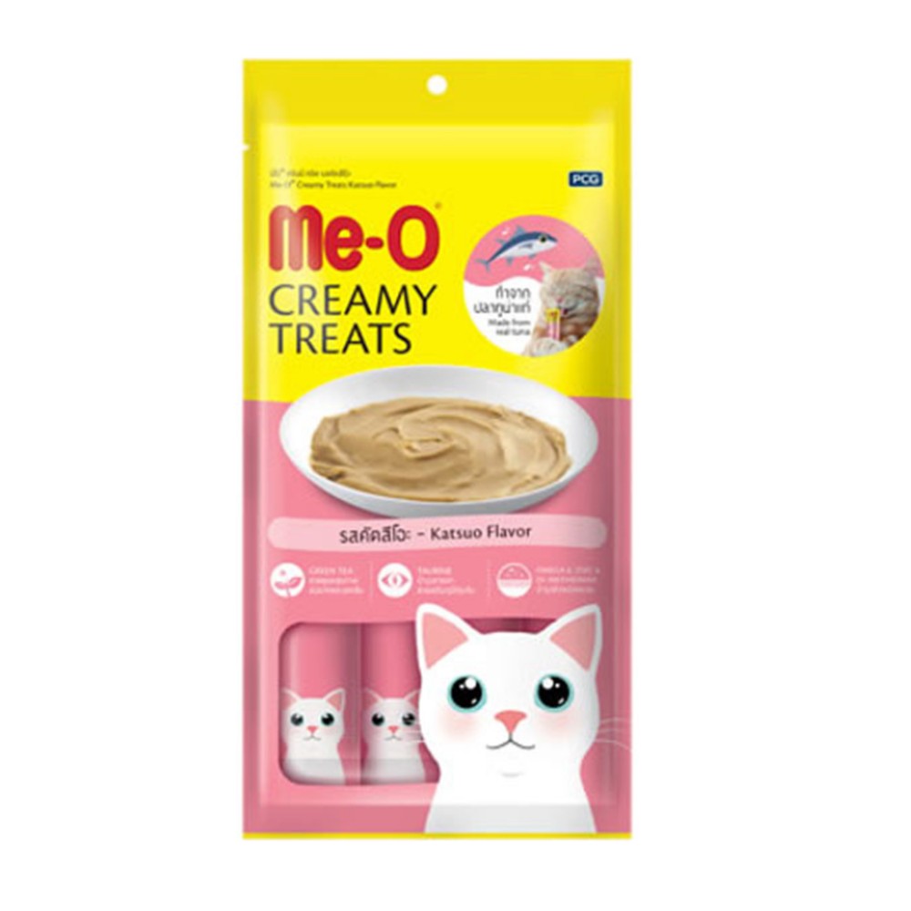 Me-O Cat Food Creamy Treats Katsuo Flavor 4's 60g