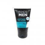 Pond's Men Facial Cleanser Lightning Oil Clear All Day Bright+ Fresh Lcy Scrub 100g Pond's Men Facial Cleanser Lightning Oil Clear All Day Bright+ Fresh Lcy Scrub 100g