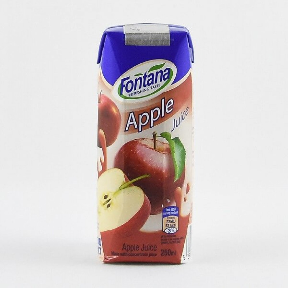 Fontana Apple Juice 100% Natural 250ml