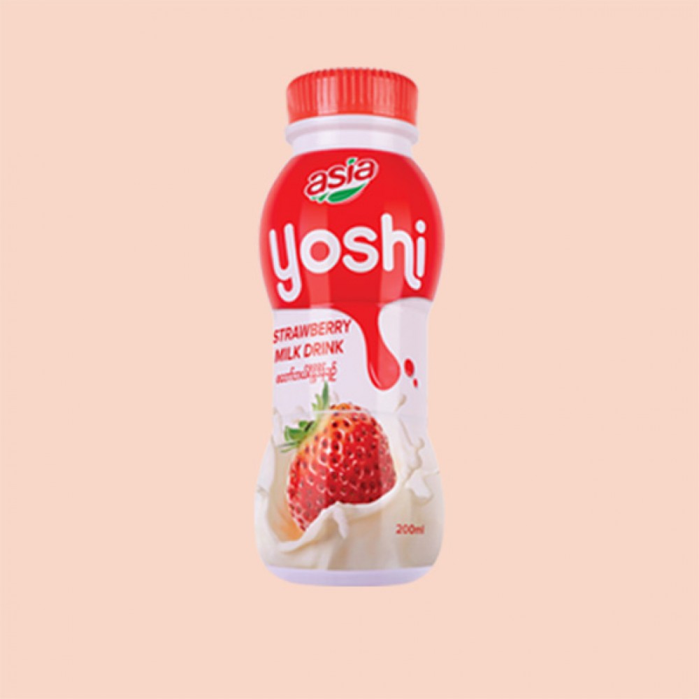 Asia Yoshi Strawberry Milk Drink 200ml
