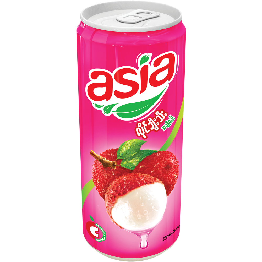  Asia Lychee Juice With Pulp 250ml 