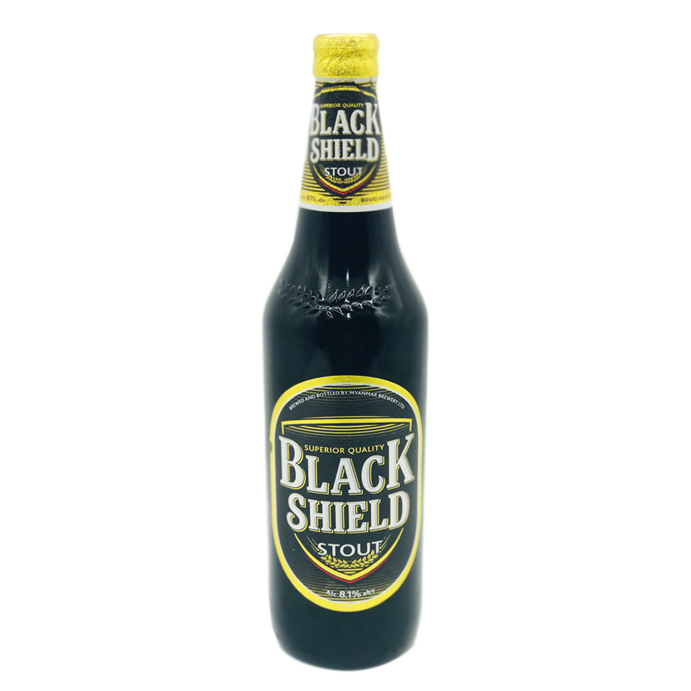 Black Shield Stout Beer 640ml (Bot)