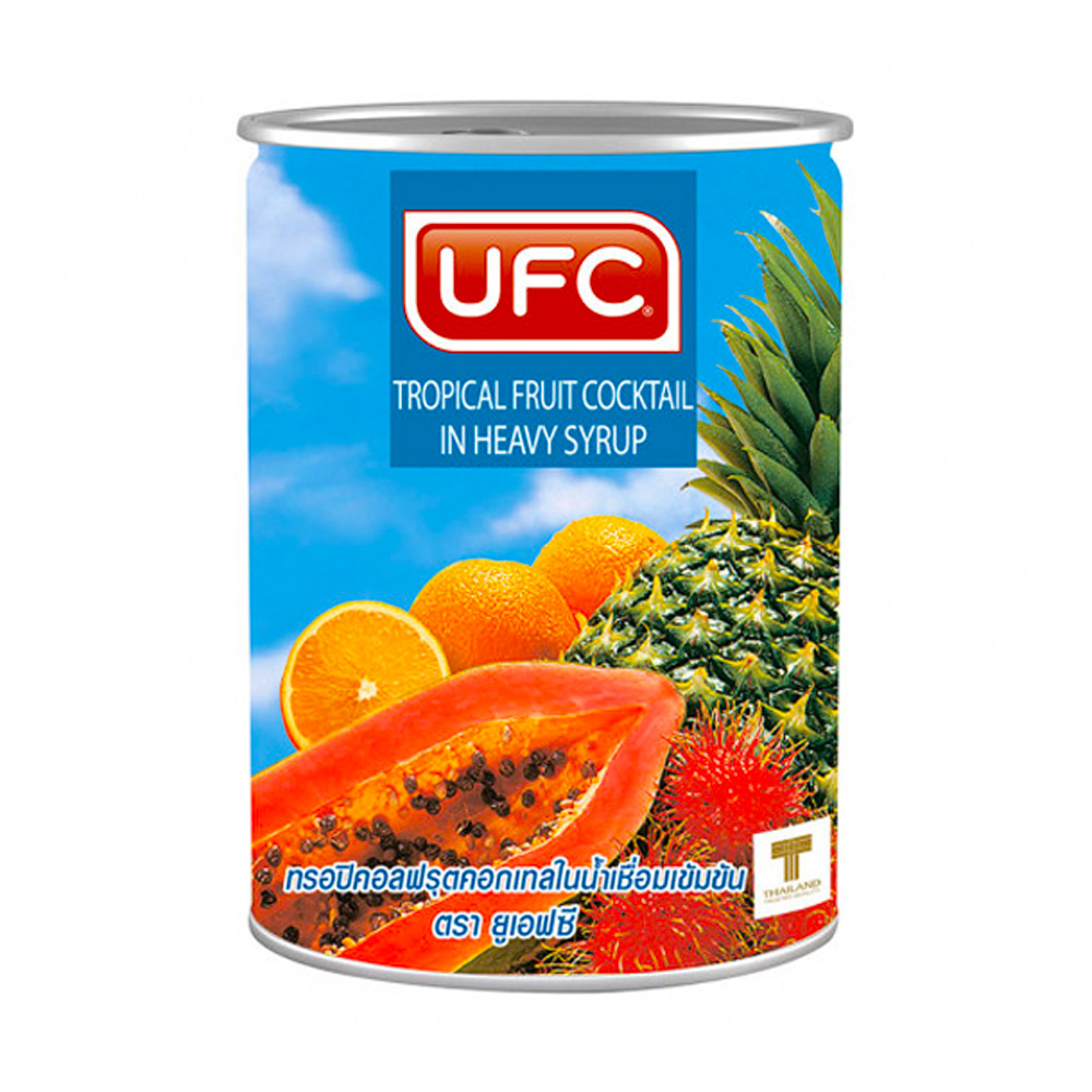 UFC Tropical Fruit Cocktail In Heavy Syrup 565g