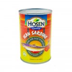Hosen Sardine In Tomato Sauce 425g